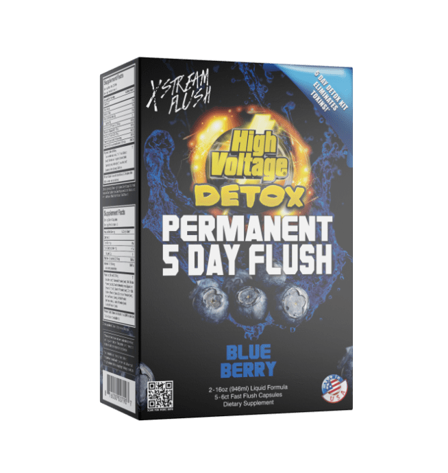 High Voltage Detox Permanent 5 Day Flush - Blue Berry