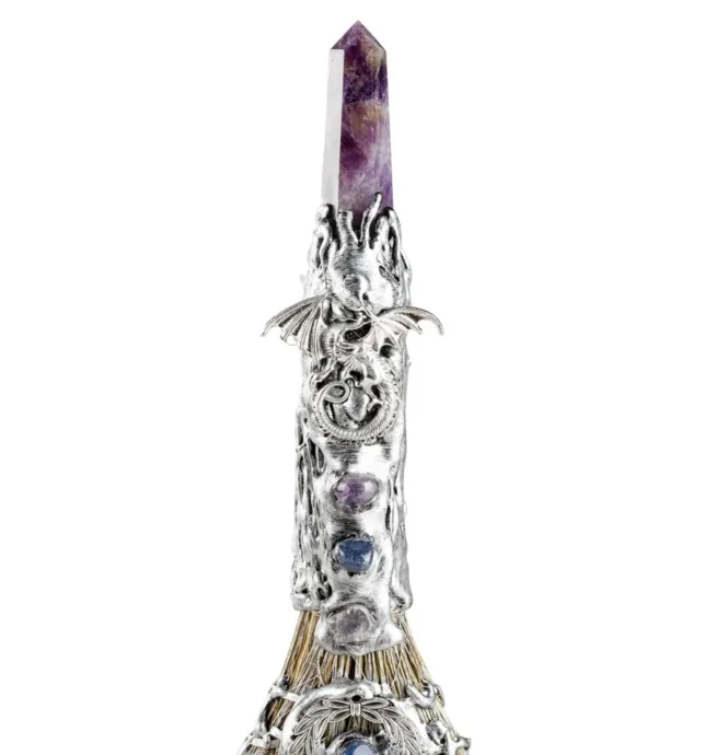 Large Besom With Amethyst - Image 2