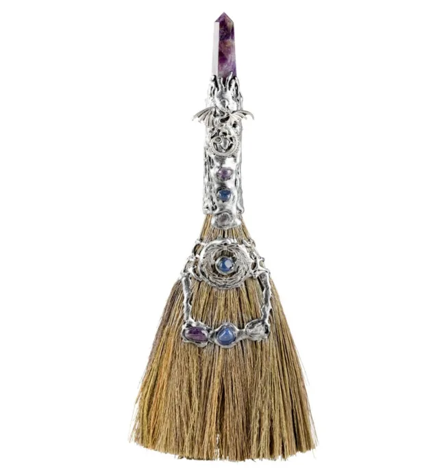 Large Besom With Amethyst - Image 3