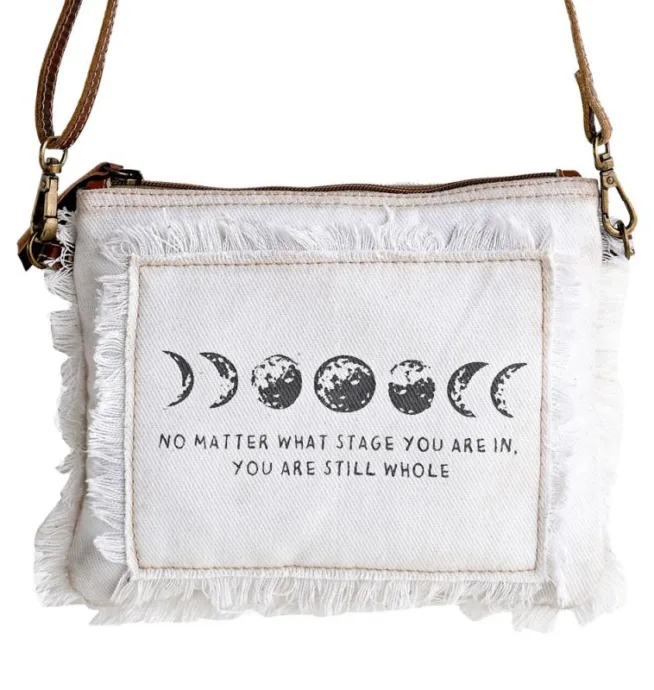 Moon Phases Crossbody Bag