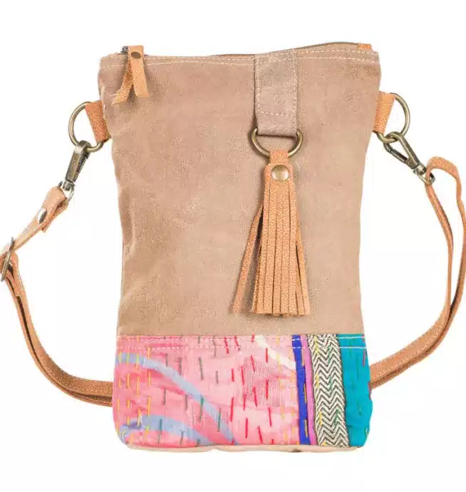 Recycled Kantha Shoulder Bag/Crossbody Bag