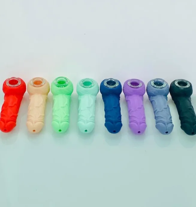 Silicone Penis Hand Pipe