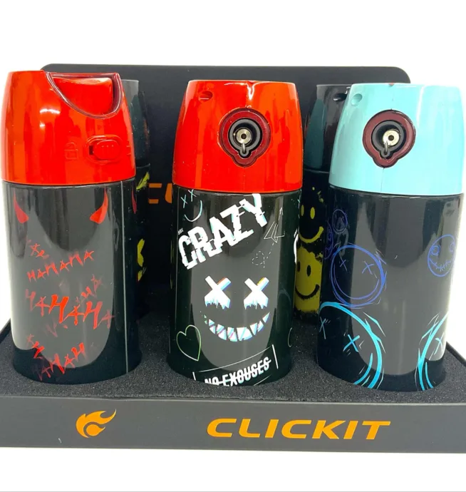 Spray Can Torches - Smile Face