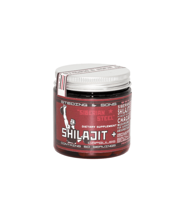 Steding & Sons Siberian Steel – Shilajit + (Allied Forces) - 50 Capsules