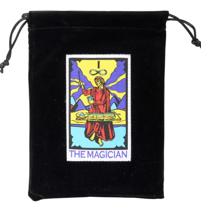 The Magician Velvet Tarot Bag - Image 2