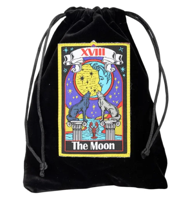 The Moon Velvet Tarot Bag