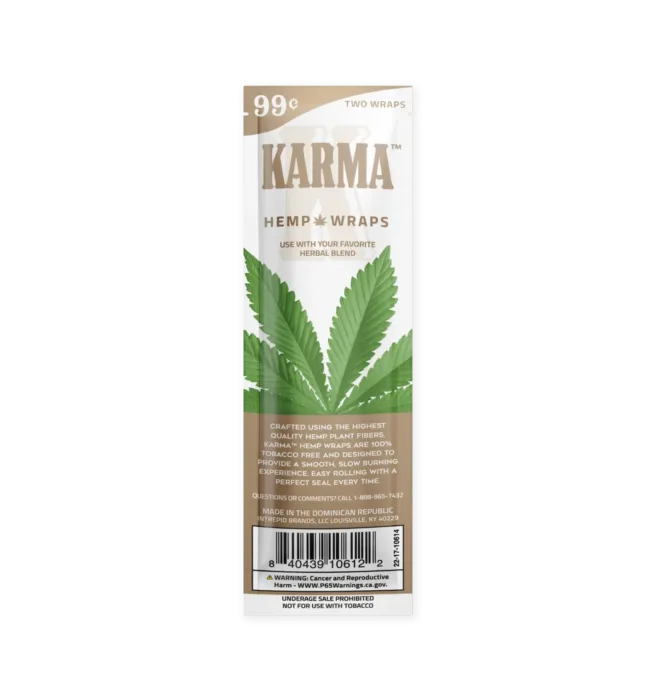 Zig-Zag KARMA Hemp Wraps - Original - Image 2