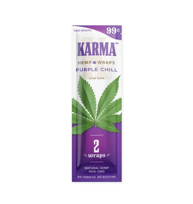 Zig-Zag KARMA Hemp Wraps - Purple Chill