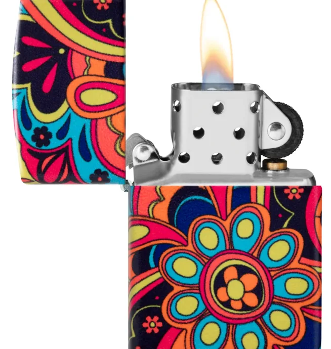 Zippo Flower Power Design - Image 2