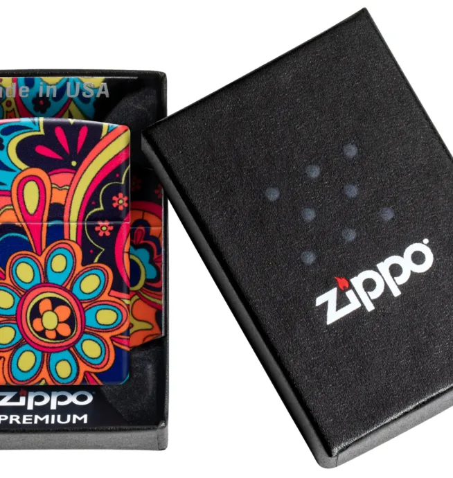 Zippo Flower Power Design - Image 3