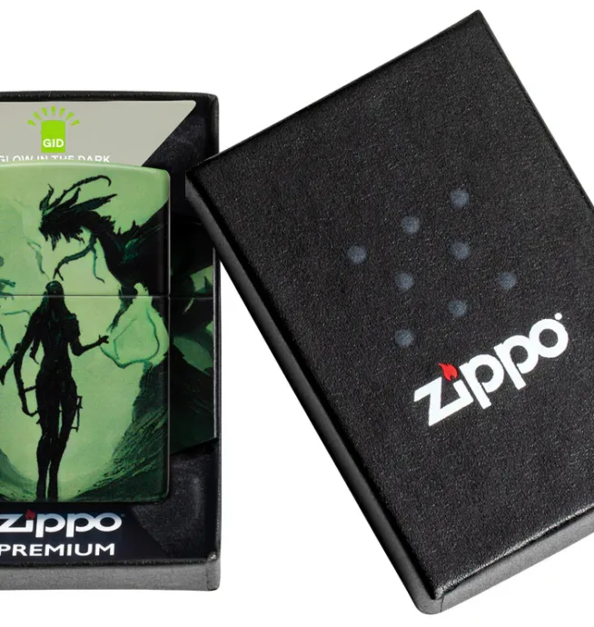 Zippo Glowing Dragon Design - Image 4