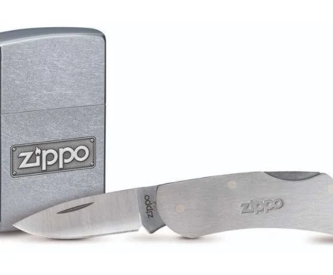 Zippo Lighter & Knife Set - Image 2