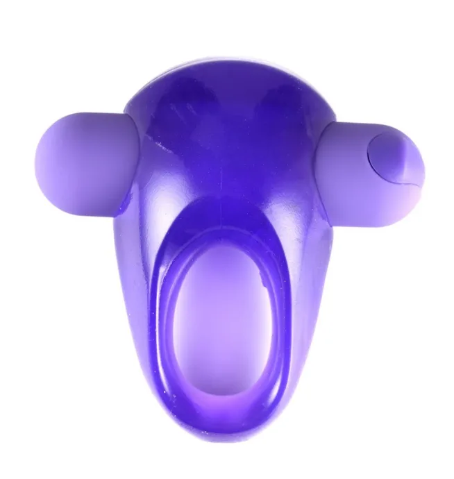 Maia - Casey USB Rechargeable Vibrating Erection Enhancer Ring Purple - Image 2