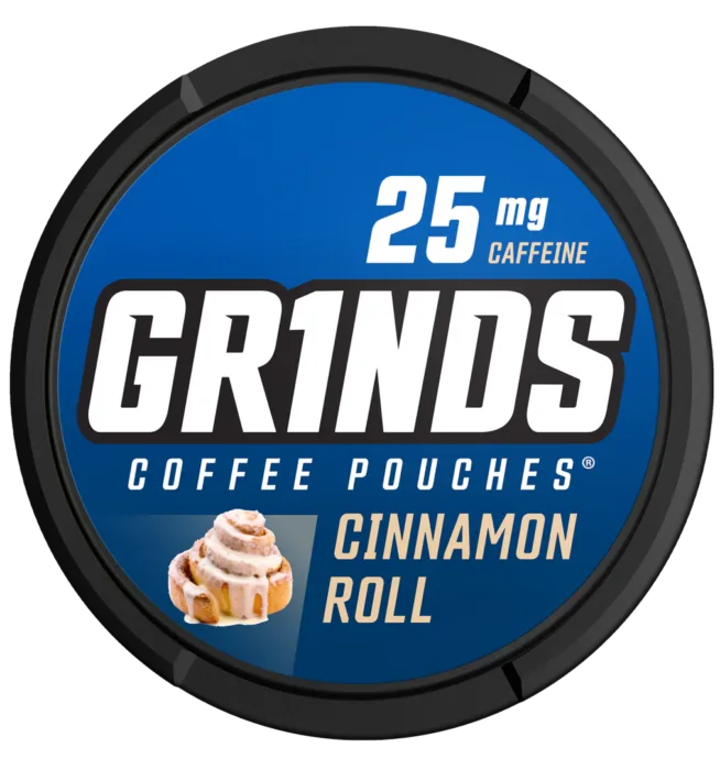 GRINDS Coffee Pouches – Cinnamon Roll