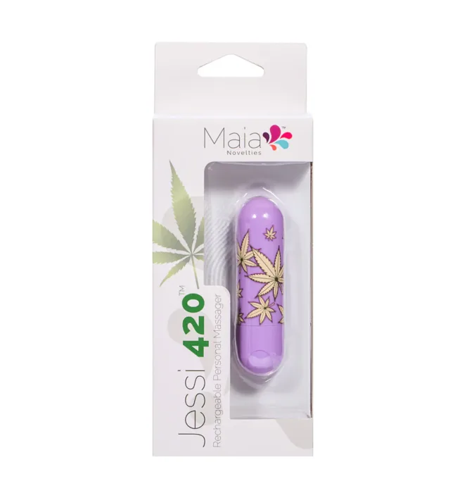 Maia - JESSI 420 VIOLET Rechargeable Super Charged Mini Bullet