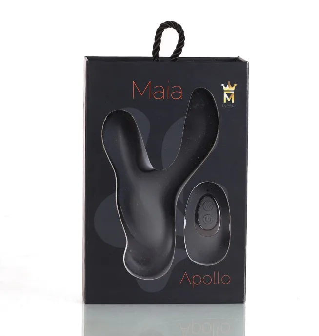 Maia - APOLLO 15-Function Silicone Remote Control Dual Motor USB Rechargeable Prostate Massager