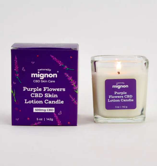 Naturally Mignon CBD - Skin Lotion CBD Candles