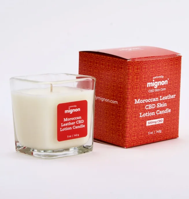 Naturally Mignon CBD - Skin Lotion CBD Candles - Image 2