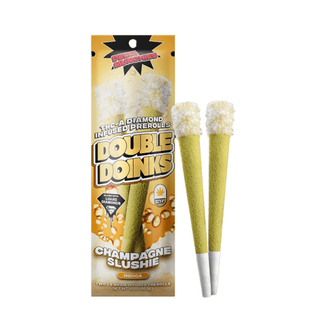 Delta Munchies THC-A Double Doinks 3g - Champagne Slushie (Indica)