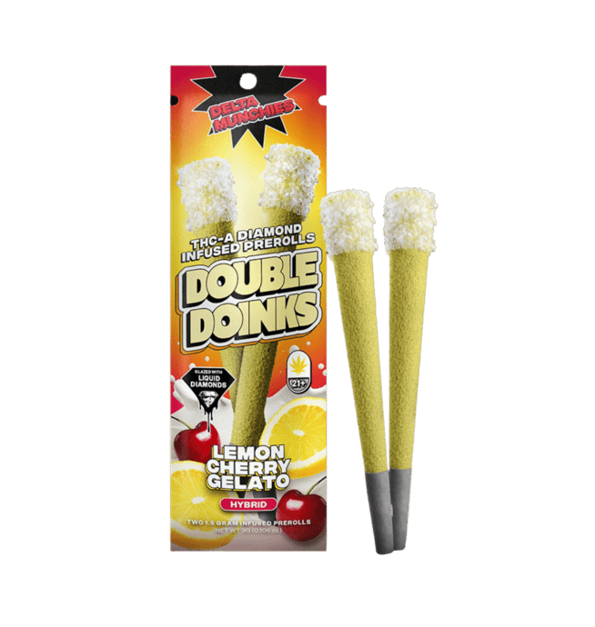 Delta Munchies THC-A Double Doinks 3g - Lemon Cherry Gelato (Hybrid)