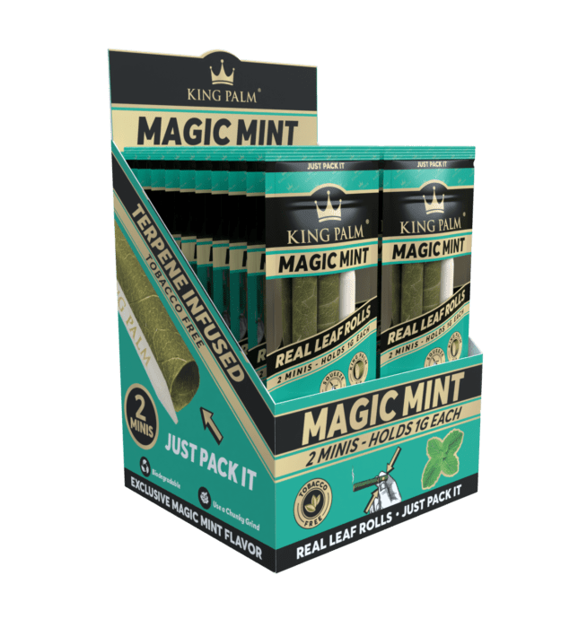 King Palm Flavored Mini Rolls 2pk -  Magic Mint