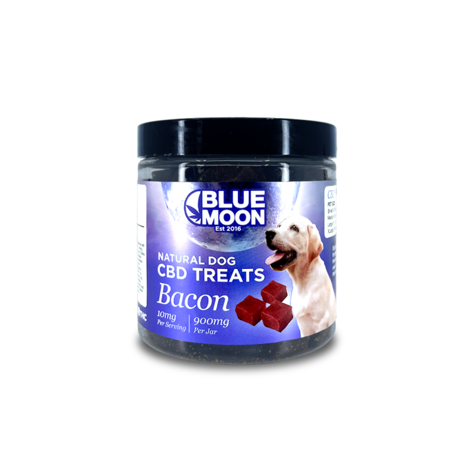 Blue Moon CBD Bacon Dog Treats 900mg