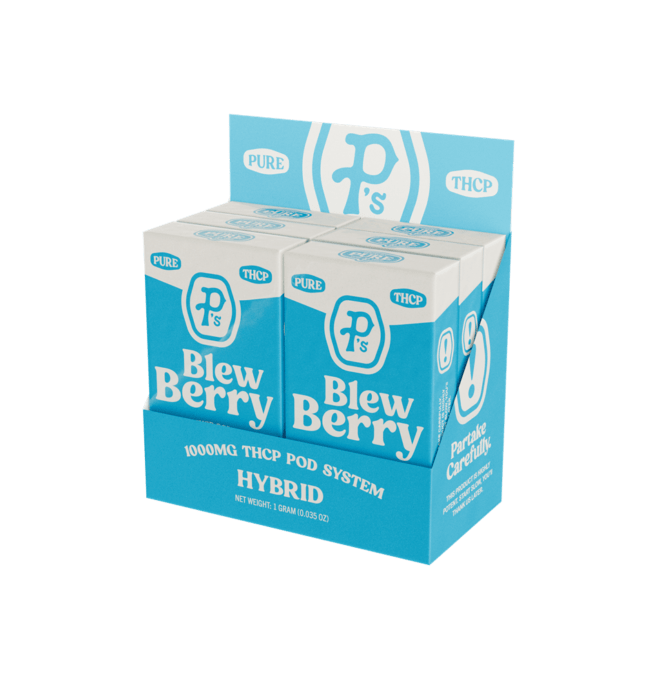 Pushin P’s 1000mg Pod System – Blew Berry (Hybrid)