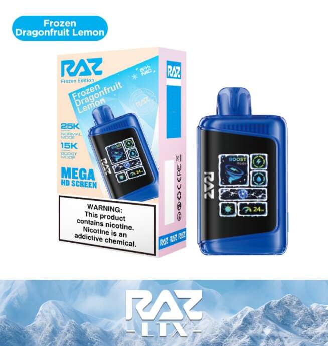 RAZ LTX 25K Disposable 5% – Frozen Edition - Frozen Dragonfruit Lemon