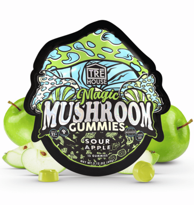 TREHouse Magic Mushroom Gummies - Sour Apple