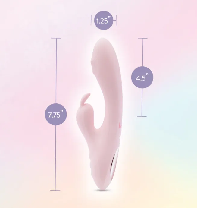 Blush Play With Me Rabbit Vibrator - Fairy Flutter - Image 6