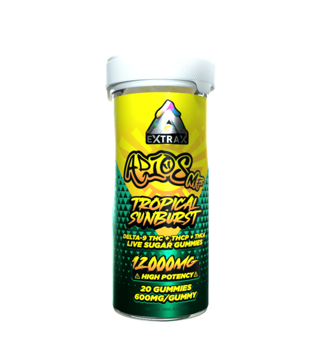 Extrax Adios MF 12,000mg Gummies - Tropical Sunburst