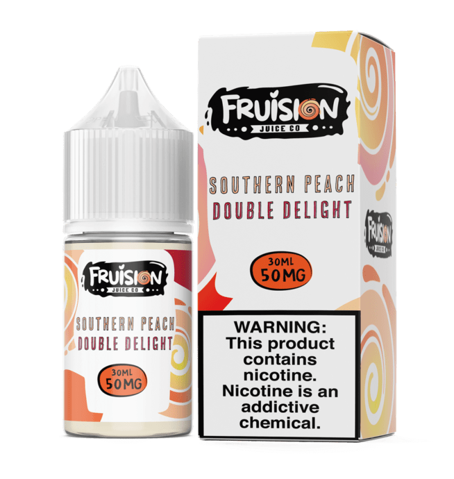 Fruision Juice Co. Salts 30ml – Southern Peach Double Delight 50mg