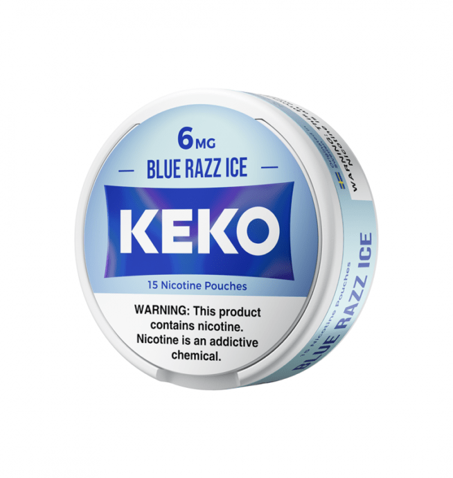 KEKO Pouches - Blue Razz Ice 3mg