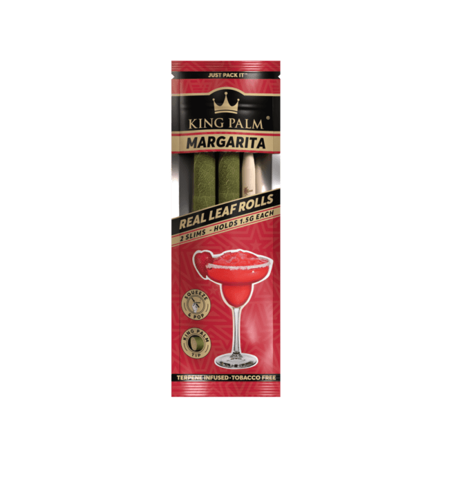 King Palm Flavored Real Leaf Rolls 2pk Slims – Margarita