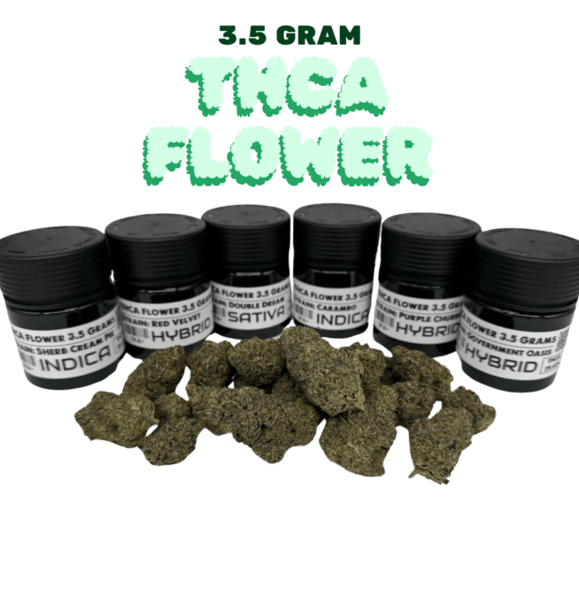 THCA Flower 3.5g Jars (AA & AAA)