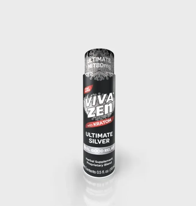 Vivazen Ultimate Silver 2x Liquid Kratom Concentrate (80mg)