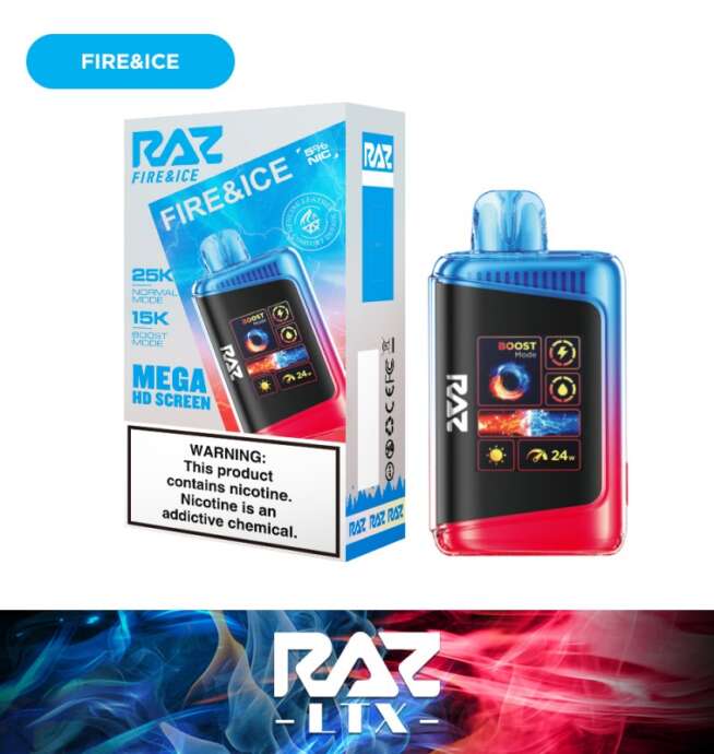 RAZ LTX 25K Disposable 5% – Fire & Ice