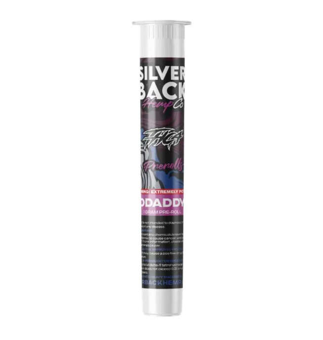 Silverback Hemp Co - 1 Gram Pre-Roll - Granddaddy Purp (Indica)