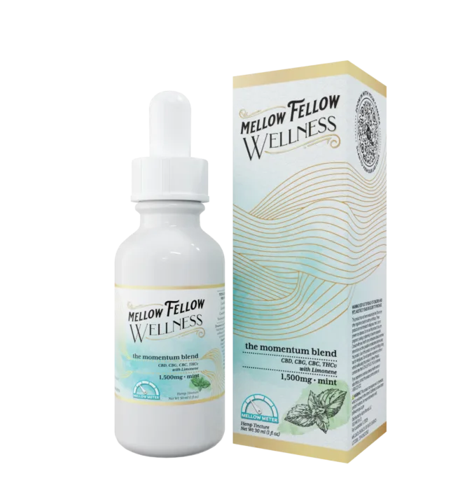 Mellow Fellow Wellness - Tinctures - 1500mg - Momentum Blend - Mint