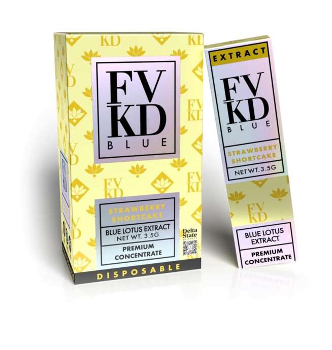 FVKD Blue Lotus Disposable 3.5g – Strawberry Shortcake