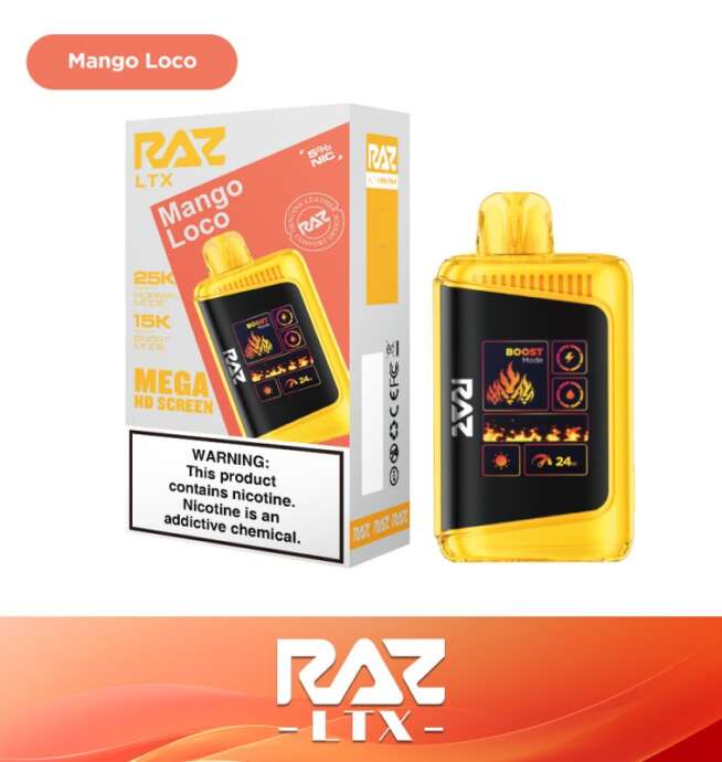 RAZ LTX 25K Disposable 5% - Mango Loco