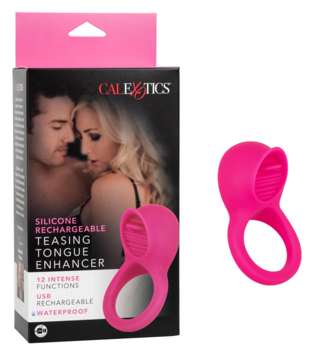 Calexotics Silicone Rechargeable Teasing Tongue Enhancer