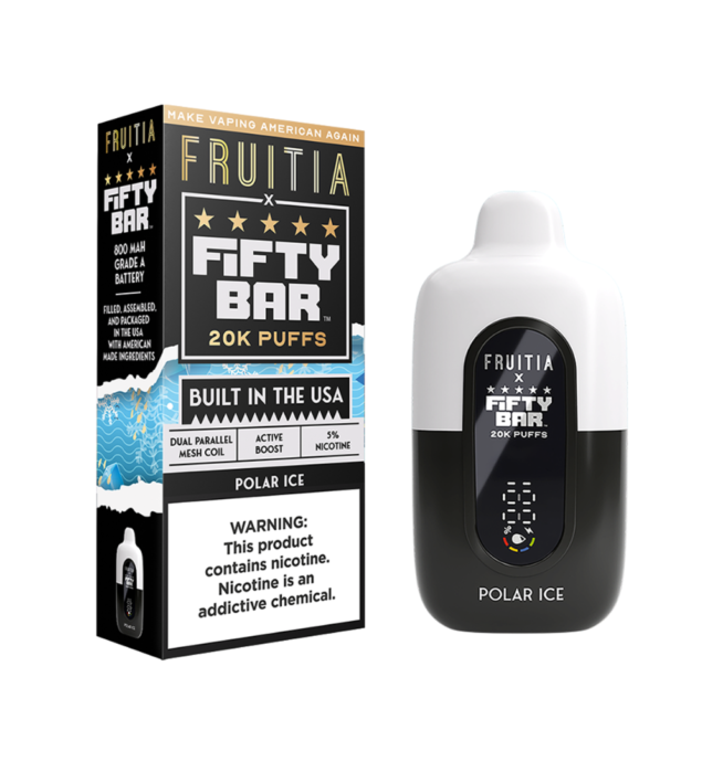 Fruitia X Fifty Bar 20k – Polar Ice