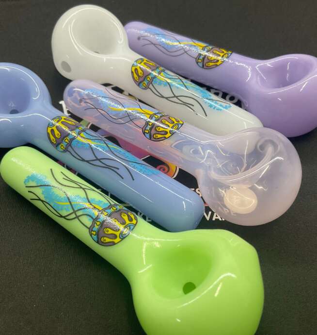 Assorted Jellyfish Hand Pipes