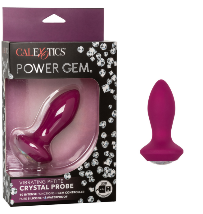 Calexotics Power Gem® Vibrating Petite Crystal Probe - Image 2