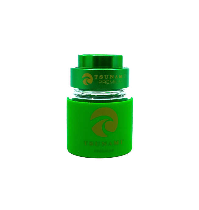 Tsunami Dry Herb Grinder + Jar