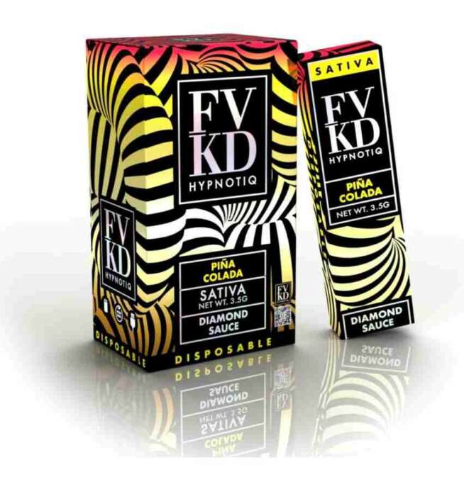 FVKD Hypnotiq Diamond Sauce Disposable 3.5g – Pina Colada (Sativa)