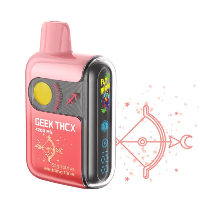 Geek THCX Pulse Pro - THC-A - 4200mg | Wedding Cake - Sagittarius