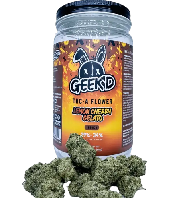 Geek'd 2oz THCA Flower Jar