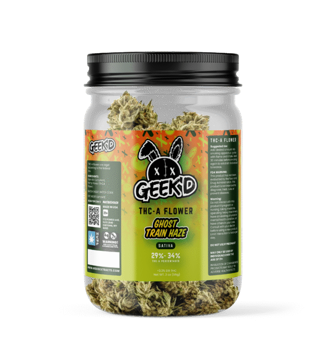 Geek'd 2oz THCA Flower Jar - Image 4